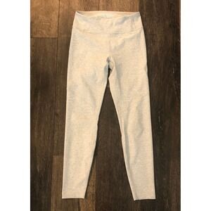 Outdoor Voices Leggings Womens Small Heathered Gray Tech Sweat 7/8 Yoga